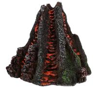 TEHAUX Décoration Volcanique en Résine pour Aquarium Détails Réalistes, Design Unique de Volcan Artificiel Solide pour Paysage sous-Marin Aquarium
