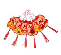 TEHAUX DéCorations du Nouvel an Chinois 6 PièCes Pendentifs Bonsaï Dragon Suspendu Ornements IntéRieur Voiture Festival Printemps 2024