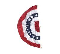 TEHAUX Drapeau Américain Polyester pour Décorations Patriotiques Extérieures Fanion Suspendu Léger et Portable pour Fêtes Du Juillet et Élections