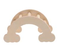 TEHAUX Échelle en Bois Multi-usages pour Petits Animaux et Gerbils, Sécurisé à Mordre, Accessoire Décoratif pour Cage et Paysage Intérieur