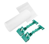 TEHAUX Écran de Protection pour Poterie avec Pince et Points Adhésifs Panneau Plastique pour Roue de Potier Accessoire Anti-éclaboussures pour Outils de Modelage Argile