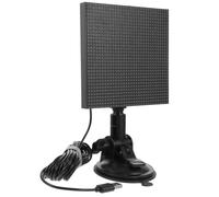 TEHAUX Écran LED Voiture Programmable 32x32 Points D'affichage D'expressions, Contrôle App Intelligent, Panneau D'écran LED Haute Définition pour Publicité et Communication Automobile