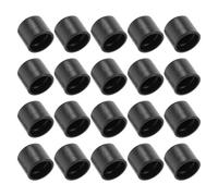 TEHAUX Embouts de Crosse de Machine à Football 20 Pcs Noir Plastique