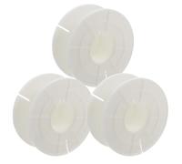 TEHAUX Enrouleur de Câble Plastique Blanc 3pcs Léger et Résistant à L'usure pour Rangement Stable des Câbles Audio et Porte-câble Électrique