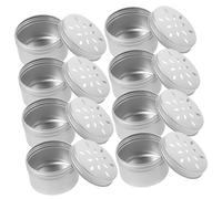 TEHAUX Ensemble De 10 Boîtes Métalliques Couvercles pour Dressage Olfactif De Chien Matériel en Aluminium pour Entraînement La Détection D’odeurs Utilisation en Éducation Canine Et Travai