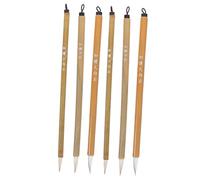 TEHAUX Ensemble De 6 Pinceaux À Encre pour Chinoise Peinture Et Pratique Artistique