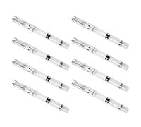 TEHAUX Ensemble de 8 Stylos à Pointe Pinceau Flexible Rechargeables avec Système à Piston Stylo-Plume Professionnel pour Calligraphie Dessin Artistique et Fournitures Scolaires