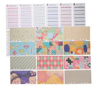 TEHAUX Enveloppes Budgétaires Set Complet en Papier avec Feuilles de Budget Légères et Pratiques pour Gérer L'argenté Liquide Quotidien pour Organisation Financière
