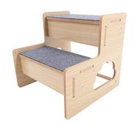 TEHAUX Escalier pour Animaux Âgés ou Souffrant de Problèmes Articulaires en Bois Antidérapant Douce Accessoire Pratique pour Chien pour Petits et Grands Animaux