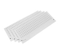 TEHAUX Étiquettes Autocollantes Numérotées pour Vernis à Ongles 4 Planches Compactes Adhésives Petites Étiquettes Résistantes pour Organisation Manucure et Inventaire Salon ou Domicile