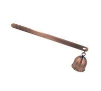 TEHAUX Extincteur à Bougie Rétro en Acier Inoxydable, Manche Long | Couvre-mèche Omnidirectionnel, Usage à Angle Variable, pour Bougies Chauffe-plat et Votives, Déco Bureau