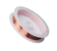 TEHAUX Fil de Cuivre Multifonction 0,25 Mm Fil Souple et Résistant à L'usure pour Fabrication de Roseaux pour Loisirs Créatifs et Bricolage Artisanal Portable