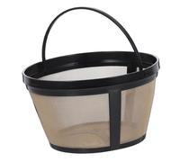 TEHAUX Filtre Café Réutilisable Cylindrique Métal pour Machine à Café Panier Permanent Compatible Multimarques Filtration pour Espresso et Cafetières Accessoire pour Préparation