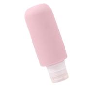 TEHAUX Flacon de Voyage en Silicone 200Ml Rose Flacon Multifonction Étanche pour Shampoing et Lotion Réservoir Vide Pratique pour Produits de Toilette pour Voyage et Usage Quotidien