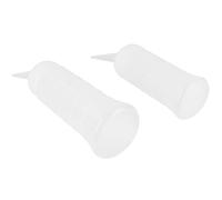 TEHAUX Flacons Applicateurs 120ml et 260ml Lot de 2 en Plastique pour Cheveux et Échelle Graduée Application de Teinture Capillaire pour Salon de Coiffure