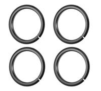 TEHAUX Fourche Conique de vélo à Couronne Ouverte et entretoise d'adaptateur de Conversion, Lot de 4, Alliage d'aluminium, pour vélo de Route, Maintenance et Ajustement précis