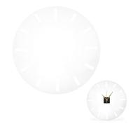 TEHAUX Gabarit de Routeur en Acrylique Transparent pour Cadran D’Horloge DIY Modèle de Dessin Grand Motif Graduations Compatible Fraiseuse Pochoir Précis pour Travail du Bois Mural
