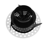 TEHAUX Grille D’aération Ronde Réglable 66 Mm pour Climatisation Centrale - Diffuseur de Ventilation de Plafond en Abs Résistant la Chaleur - Sortie D’air Encastrée pour Conduits