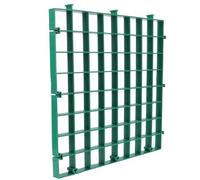 TEHAUX Grille d'arbre pour Protection de Bassin d'arbre en Plastique Perméable Vert Emboîtable en Jardin et Place pour Zones Commerciales et Espaces Verts