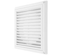 TEHAUX Grille de Ventilation Réglable pour Climatisation 150 Mm, Accessoire de Reprise D'air Mural et Plafond en Plastique Solide, Bouche D’aération Anti-intrusion Salle de Bain