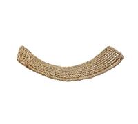 TEHAUX Hamac à Lézards Tissé Main en Fibres Naturelles 75 X 18 CM Ventouses, Tapis Suspendu pour Reptiles comme Iguanes et Geckos, Espace Vertical pour Activité