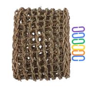 TEHAUX Hamac Suspendu pour Perroquet et Calopsitte en Herbe Résistant à l'usure Crochets Suspendre pour Décoration Intérieure