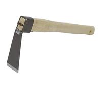 TEHAUX Houe de Jardin Petite avec Manche Bois Outil de Désherbage Creusage pour Sol Dur pour Ameublir et Cultiver la Terre Outil Jardinage Pratique et Robuste pour Extérieur