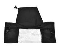 TEHAUX Housse de Pluie Noire pour Appareil Photo et Flash en Polyester Léger Protection Anti-Pluie pour Photographie Extérieure en Saison Pluvieuse et Bord de Mer