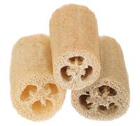 TEHAUX Jouets Molaires en Luffa Naturel pour Hamsters 3 Pcs 10 Cm Jouets à Mâcher Naturels pour Petits Animaux Nettoyage Dentaire Soins Animaux De Compagnie