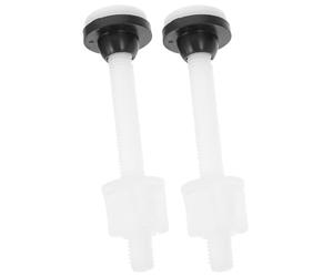 TEHAUX Kit Boulons de Siège de Toilette 2 Pièces en ABS Joint d'Étanchéité, pour Réservoir Double Compartiment, Montage Simple pour Abattant Wc