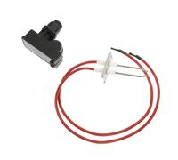 TEHAUX Kit D’allumage Double pour Barbecue à Gaz, Brûleur, Métal Plastique | Aa Non Incluse, Pare Vent Pratique, pour Camping Stove et Four