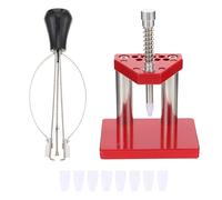 TEHAUX Kit D’Outils de Réparation de Montres 11 Pièces, Extracteur et Lève-Aiguilles Manuel Rouge, Outil Presseur Précis pour Réglage et Ouverture, Accessoire Compact pour Horlogers