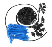 TEHAUX Kit D'irrigation Goutte à Goutte Noir pour Plantes et Semis | PVC et Pp, Arrosage Uniforme Gestion Automatisée, pour Pépinière et Serre, Installation DIY