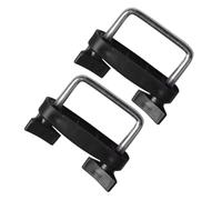 TEHAUX Kit Fixation Coffre de Toit 2pcs Structure à Double Verrouillage, Montage Non Destructif en Métal et Plastique pour Galeries de Toit Voiture, Voyage Longue Distance