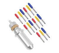 TEHAUX Lames De Coupe Acier Tungstène pour Machines De Découpe Remplacement pour Lames De Gravure Usage avec Vinyle Et Épaisseur De Coupe