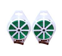 TEHAUX Lien de Fixation pour Plantes Grimpantes, Rouleau de 150m, Vert | PVC et Fer, Usage Polyvalent pour Fleurs et Végétaux Grimpants, Accessoire Pratique de Jardinage
