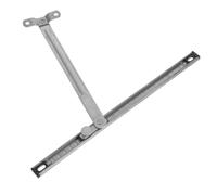 TEHAUX Limiteur de Fenêtre sans Perçage Acier Tige de Sécurité Réglable pour Fenêtres à Battant et Coulissantes Installation Facile et Ajustement Flexible