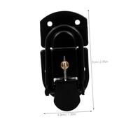 TEHAUX Loquet à Bascule Fer pour Valise et Boîte à Bijoux Verrouillage Sécurisé et Décoratif Mécanisme Facile Accès Compatible Valises et Sacs de Voyage et Résistant