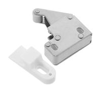 TEHAUX Loquet de porte d'armoire à pousser pour ouvrir avec roue durable pour armoires de cuisine, armoires et placards, utilisation multi-scènes pratique, accès sans effort