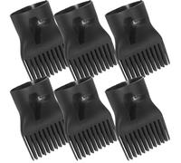 TEHAUX Lot de 10 Embouts Universels pour Sèche-Cheveux Peignes Diffuseurs en Plastique Résistants à la Chaleur Accessoires pour Coiffure Volumineuse et Séchage Rapide