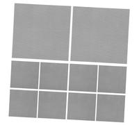 TEHAUX Lot de 10 Filtres Anti-Poussière pour Ventilateur D'Ordinateur Housse De Protection pour Console De Jeu Accessoires Informatiques Plastique Noir