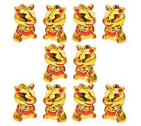 TEHAUX Lot de 10 Pendentifs Cheval en Alliage Breloques Signe Zodiaque Chinois Décorations Suspendues pour Création de Bijoux et Nouvel An Chinois Accessoires DIY pour Bracelets et