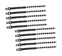 TEHAUX Lot de 10 Sangles Caoutchouc pour Arbres Fruitiers et Branches, Réglables, Légères et Solide, Accessoires de Jardinage pour Fixation et Soutien des Nouvelles Pousses