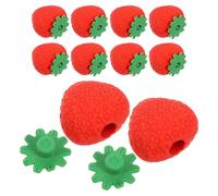TEHAUX Lot de 100 Mini Gommes Rouges de Fraise Gomme Multifonction Résistante à L'Usure Format Mini Ergonomique pour Élèves Usage Scolaire et Maison Fournitures Kawaii pour Bureau et