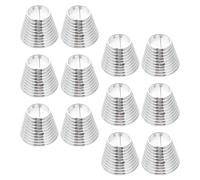 TEHAUX Lot de 12 Pinces à Cheveux pour Queue de Cheval Finition Argentée Imitation Métal Dents Maintien Fort pour Cheveux Fins et Épais Accessoires Polyvalents pour Coiffure