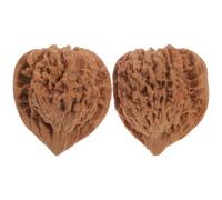 TEHAUX Lot de 2 Balles de Massage Mains en Noix 45Mm Balle d'Exercice et Relaxation Anti-Stress pour Stimulation Acupuncture et Motricité Fine