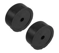 TEHAUX Lot De 2 Bouchons De Réparation Pour Griffoir Fixation M8 En Plastique Noir, Diamètre Extérieur 70 Mm, Accessoires Pour Arbre à Chat Diy, Adaptés Pour Meubles D’intérieur Et Remplacement Rapide