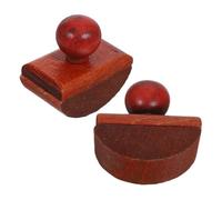 TEHAUX Lot de 2 Buvards à Bascule Vintage en Bois, Séchage Rapide, Absorbeur D'encre pour Tampon, Buvard Encreur Bureau, Outil Calligraphie pour Écriture et Peinture, Absorption