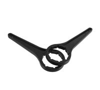 TEHAUX Lot de 2 Clés à Seau en Plastique Noir, Outil Multifonction pour Serrer Couvercles de Seaux Chimiques et Peinture, Ouvre-couvercle Industriel Pratique