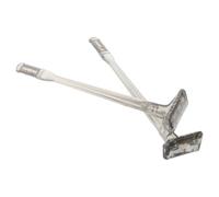 TEHAUX Lot de 2 Coupe-poils de Nez Manuels Double Tête, Épilation Double Face, Portable, Ergonomique, pour Hommes et Femmes, Soin du Nez Oreilles, Facile à Nettoyer, Usage Quotidien